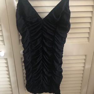 Black bodycon dress
